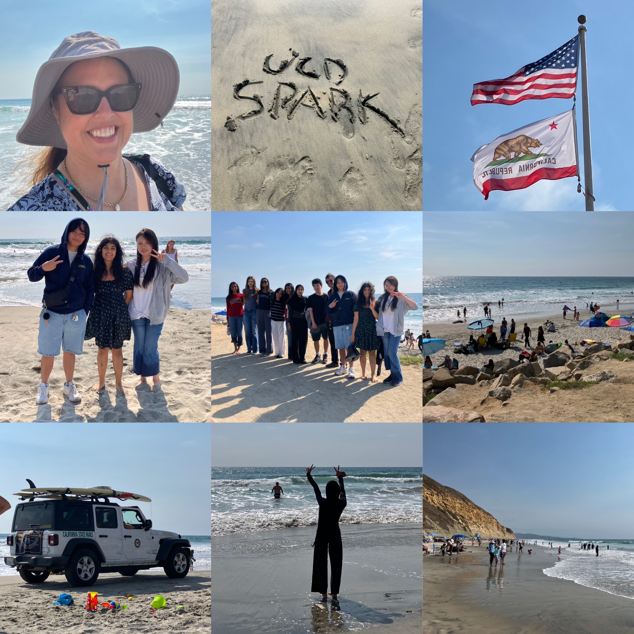 SPARK 2025 Beach Collage