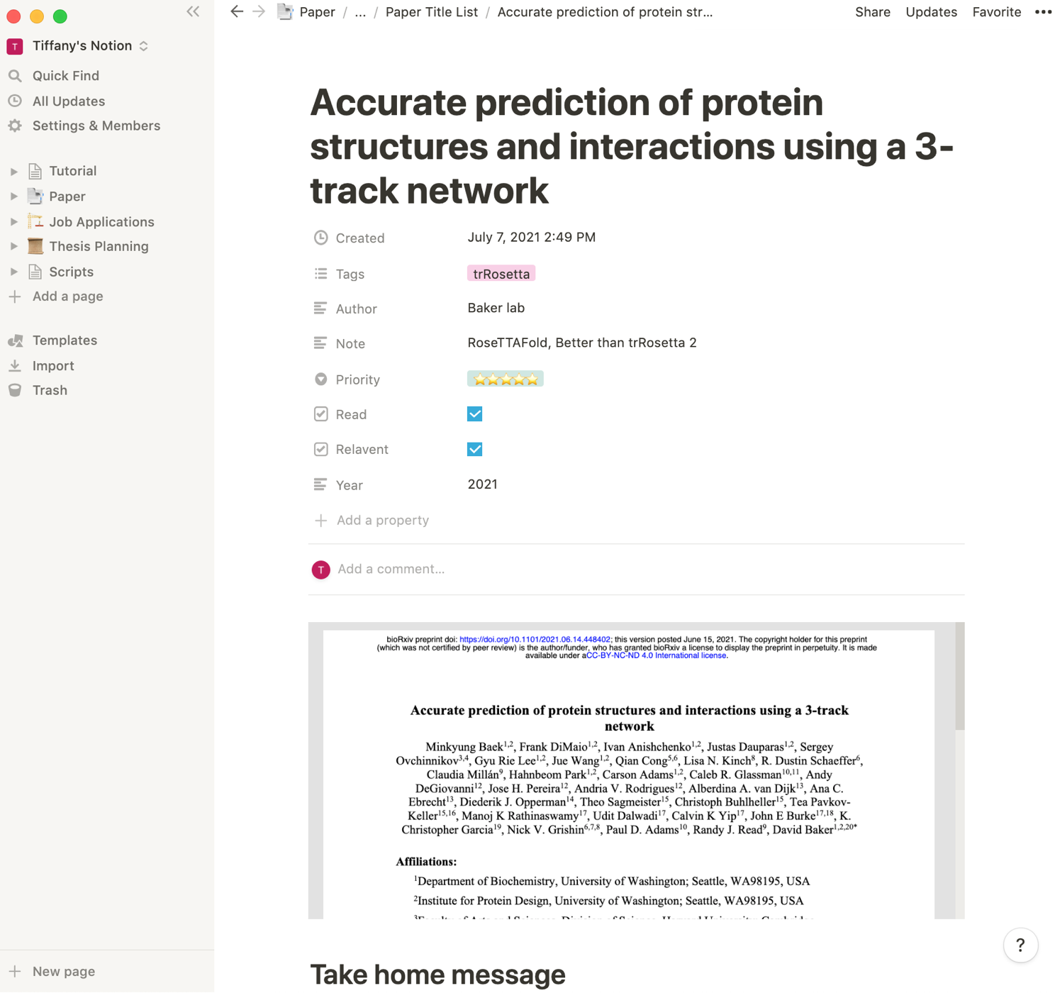 software to organize research articles